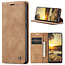 Caseme - Telefoonhoesje geschikt voor Samsung Galaxy S24 Plus - Wallet Book Case - Met Magnetische Sluiting - Licht Bruin