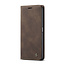 Caseme - Hoesje geschikt voor Oppo A78 4G - Wallet Book Case - Magneetsluiting - Donker Bruin