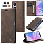 Caseme - Hoesje geschikt voor Oppo A78 4G - Wallet Book Case - Magneetsluiting - Donker Bruin