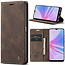 Caseme - Hoesje geschikt voor Oppo A78 4G - Wallet Book Case - Magneetsluiting - Donker Bruin