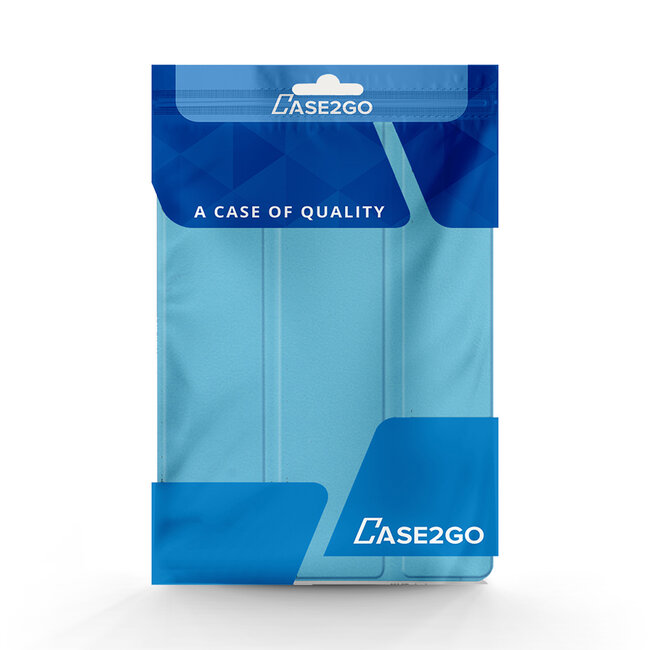 Case2go - Tablet hoes geschikt voor Apple iPad Pro 11 (2025) / Apple iPad Pro 11 (2024) - Tri-fold hoes - Auto/Wake functie  - Licht Blauw