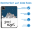 Case2go - Tablet hoes geschikt voor Apple iPad Pro 11 (2024) - Tri-fold Case - Met Pencilhouder - Good Night