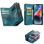 CaseMe - Telefoonhoesje geschikt voor Apple iPhone 14 Plus - 2 in 1 Book Case en Back Cover - Blauw