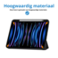 Case2go - Tablet hoes geschikt voor Apple iPad Pro 11 (2024) - Tri-fold Case - Met Pencilhouder - Zwart