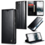 CaseMe - Telefoonhoesje geschikt voor Samsung Galaxy A15 - Flip Wallet Case - Magneetsluiting - Zwart