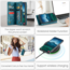CaseMe - Telefoonhoesje geschikt voor Samsung Galaxy S24 - 2 in 1 Book Case en Back Cover - Blauw