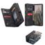 CaseMe - Telefoonhoesje geschikt voor Samsung Galaxy S24 Ultra - 2 in 1 Book Case en Back Cover - Zwart