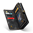 CaseMe - Telefoonhoesje geschikt voor Samsung Galaxy A15 - 2 in 1 Book Case en Back Cover - Zwart