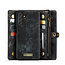 CaseMe - Telefoonhoesje geschikt voor Samsung Galaxy A15 - 2 in 1 Book Case en Back Cover - Zwart