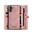 CaseMe - Telefoonhoesje geschikt voor Samsung Galaxy A55 - 2 in 1 Book Case en Back Cover - Roze