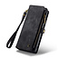 CaseMe - Telefoonhoesje geschikt voor Samsung Galaxy A25 - 2 in 1 Book Case en Back Cover - Zwart