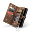 CaseMe - Telefoonhoesje geschikt voor Samsung Galaxy A55 - 2 in 1 Book Case en Back Cover - Bruin