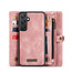 CaseMe - Telefoonhoesje geschikt voor Samsung Galaxy A25 - 2 in 1 Book Case en Back Cover - Roze