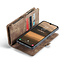 CaseMe - Telefoonhoesje geschikt voor Samsung Galaxy A25 - 2 in 1 Book Case en Back Cover - Bruin