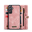 CaseMe - Telefoonhoesje geschikt voor Samsung Galaxy A35 - 2 in 1 Book Case en Back Cover - Roze