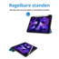 Hoozey - Tablet hoes geschikt voor Apple iPad Air (2024) - Tri-fold Case met Auto/Wake Functie - Met Pencilhouder - 11 inch - Licht Blauw