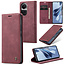 Caseme - Telefoonhoesje geschikt voor Oppo Reno 10 / 10 Pro - Wallet Book Case - Met Magnetische Sluiting - Rood