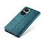 Caseme - Telefoonhoesje geschikt voor Oppo Reno 10 / 10 Pro - Wallet Book Case - Met Magnetische Sluiting - Blauw