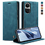 Caseme - Telefoonhoesje geschikt voor Oppo Reno 10 / 10 Pro - Wallet Book Case - Met Magnetische Sluiting - Blauw