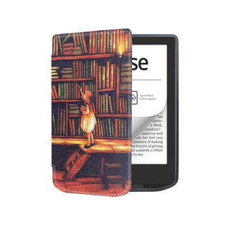 Case2go Case2go - E-reader Hoes geschikt voor PocketBook Verse / Pro - Sleepcover - Auto/Wake functie - Magnetische sluiting - Boekenkast