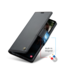 CaseMe - Hoesje geschikt voor Google Pixel 8A - Retro Wallet Book Case - Met Magnetische Sluiting - Zwart