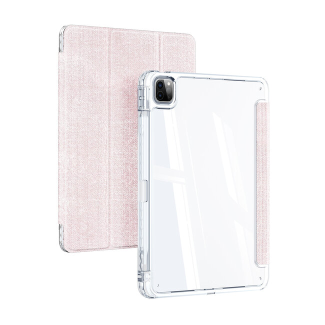 Dux Ducis - Tablet hoes geschikt voor Apple iPad Pro 11 (2025) / Apple iPad Pro 11 (2024) - Unid Tri-fold Case - Met Pencilhouder en Auto/Wake Functie - Roze