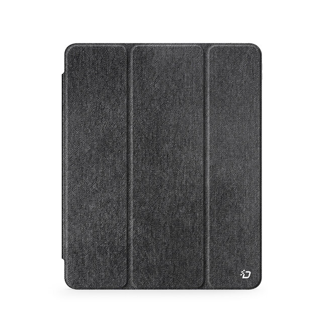 Dux Ducis - Tablet hoes geschikt voor Apple iPad Pro 12.9 (2025/2024) - Unid Tri-fold Case - Met Pencilhouder en Auto/Wake Functie - Zwart