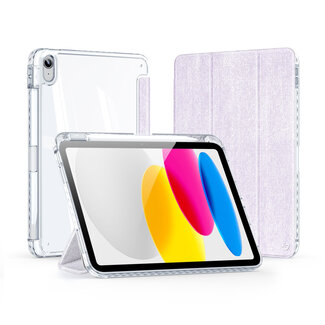 Dux Ducis Dux Ducis - Tablet hoes geschikt voor Apple iPad 10 10.9 (2022) - Unid Tri-fold Case - Met Pencilhouder en Auto/Wake Functie - Paars