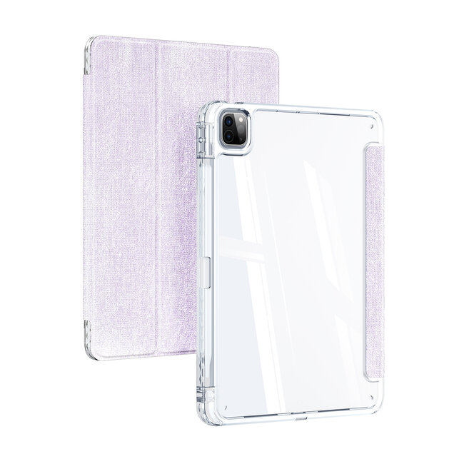 Dux Ducis - Tablet hoes geschikt voor Apple iPad Pro 11 (2025) / Apple iPad Pro 11 (2024) - Unid Tri-fold Case - Met Pencilhouder en Auto/Wake Functie - Paars