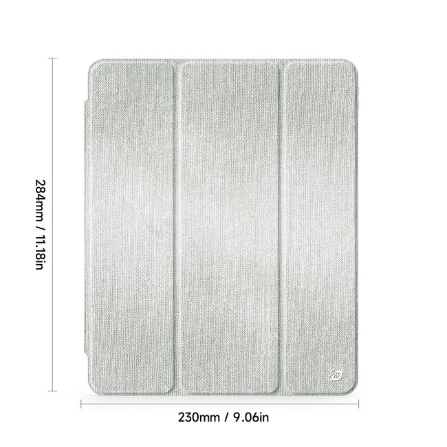 Dux Ducis - Tablet hoes geschikt voor Apple iPad Pro 13 (2025/2024) - Unid Tri-fold Case - Met Pencilhouder en Auto/Wake Functie - Groen