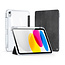 Dux Ducis - Tablet hoes geschikt voor Apple iPad 10 10.9 (2022) - Unid Tri-fold Case - Met Pencilhouder en Auto/Wake Functie - Zwart