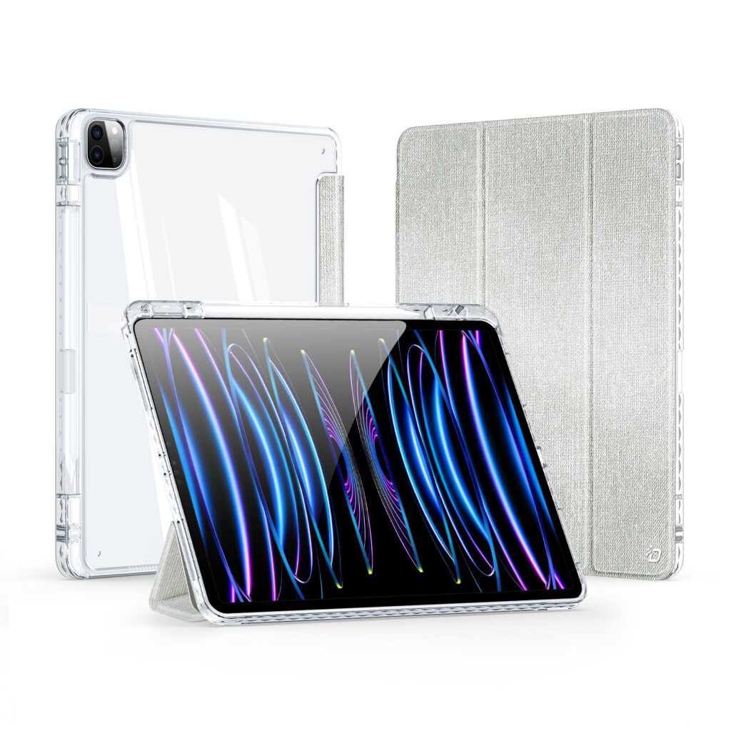 Dux Ducis - Tablet hoes geschikt voor Apple iPad Pro 11 (2024) - Unid Tri-fold Case - Met Pencilhouder en Auto/Wake Functie - Groen afbeelding