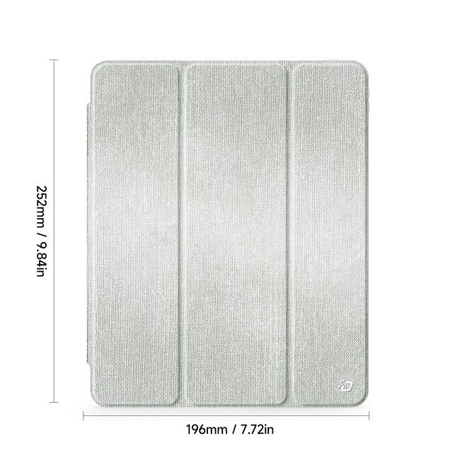 Dux Ducis - Tablet hoes geschikt voor Apple iPad Pro 11 (2018/2022) / Air 4/5 (2020/2022) - Unid Tri-fold Case - Met Pencilhouder en Auto/Wake Functie - Groen