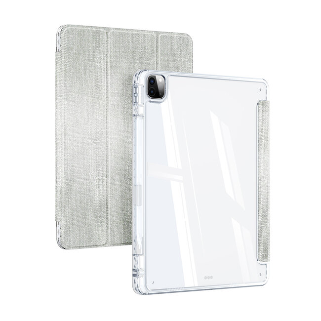 Dux Ducis - Tablet hoes geschikt voor Apple iPad Pro 11 (2018/2022) / Air 4/5 (2020/2022) - Unid Tri-fold Case - Met Pencilhouder en Auto/Wake Functie - Groen