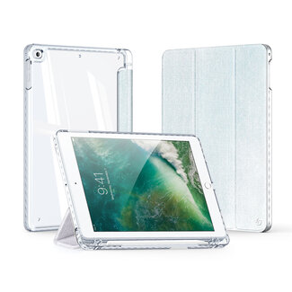 Dux Ducis Dux Ducis - Tablet hoes geschikt voor Apple iPad 9.7 (2017/2018) - Unid Tri-fold Case - Met Pencilhouder en Auto/Wake Functie - Blauw