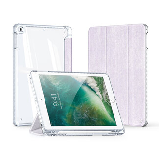 Dux Ducis Dux Ducis - Tablet hoes geschikt voor Apple iPad 9.7 (2017/2018) - Unid Tri-fold Case - Met Pencilhouder en Auto/Wake Functie - Paars