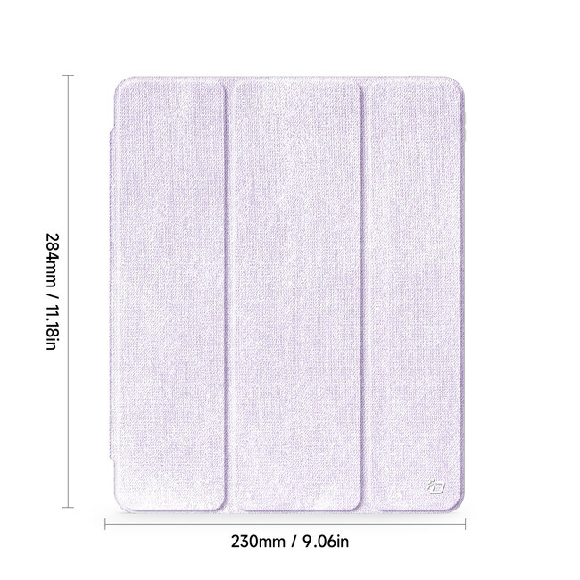 Dux Ducis - Tablet hoes geschikt voor Apple iPad Pro 13 (2025/2024) - Unid Tri-fold Case - Met Pencilhouder en Auto/Wake Functie - Paars