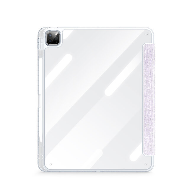 Dux Ducis - Tablet hoes geschikt voor Apple iPad Pro 13 (2025/2024) - Unid Tri-fold Case - Met Pencilhouder en Auto/Wake Functie - Paars
