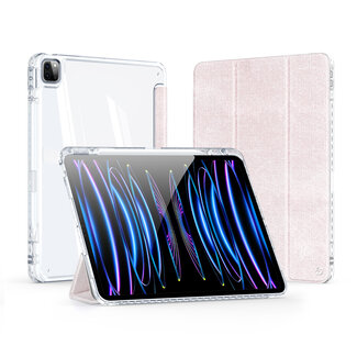 Dux Ducis Dux Ducis - Tablet hoes geschikt voor Apple iPad Pro 12.9 (2024) - Unid Tri-fold Case - Met Pencilhouder en Auto/Wake Functie - Roze