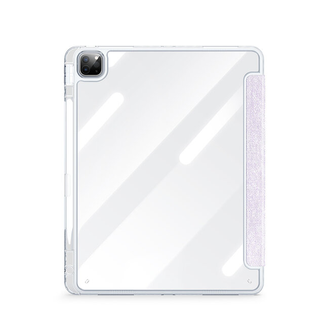 Dux Ducis - Tablet hoes geschikt voor Apple iPad Pro 11 (2018/2022) / Air 4/5 (2020/2022) - Unid Tri-fold Case - Met Pencilhouder en Auto/Wake Functie - Paars
