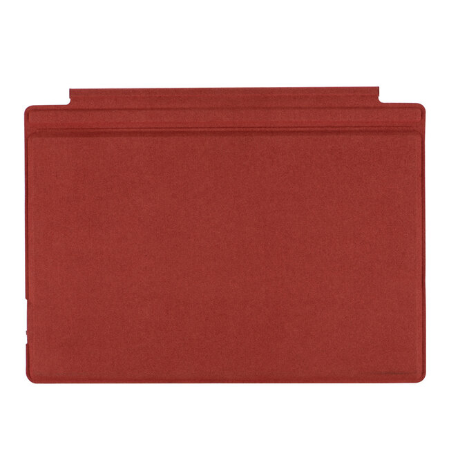 Case2go - Bluetooth toetsenbord geschikt voor Microsoft Surface Pro 3/4/5/6/7 - QWERTY - Bluetooth Keyboard Cover - Met touchpad en toetsenbord verlichting - Rood