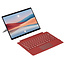 Case2go - Bluetooth toetsenbord geschikt voor Microsoft Surface Pro 3/4/5/6/7 - QWERTY - Bluetooth Keyboard Cover - Met touchpad en toetsenbord verlichting - Rood