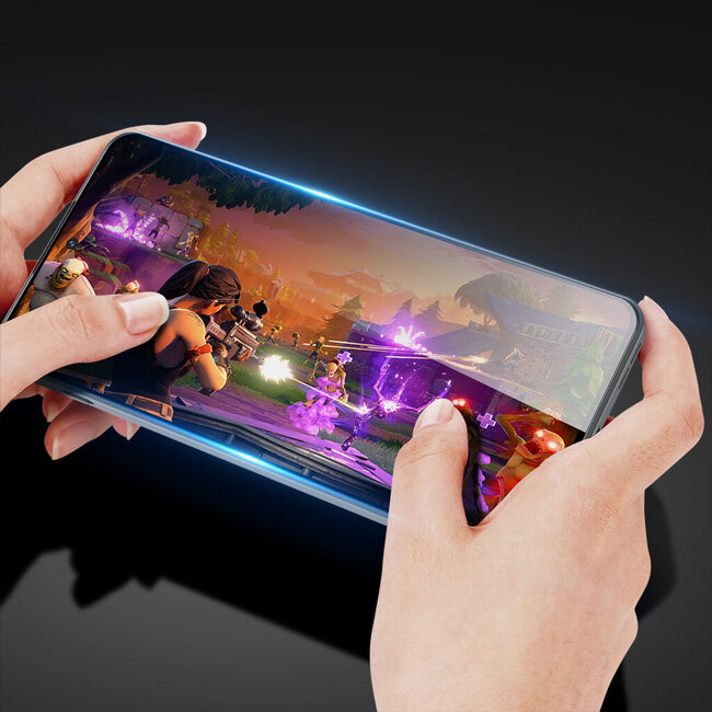 Dux Ducis - Screenprotector geschikt voor OnePlus Nord CE4 - Tempered Glass - Transparant / Zwart