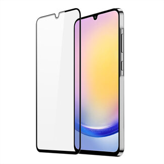 Dux Ducis Dux Ducis - Screenprotector geschikt voor Samsung Galaxy A25 - Tempered Glass - Transparant / Zwart