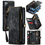 CaseMe - Telefoonhoesje geschikt voor Samsung Galaxy S20 FE - 2 in 1 Wallet Book Case - Zwart