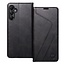 Forcell - Book Case geschikt voor Samsung Galaxy A05S RFID bescherming - Ruimte voor Pasjes - Zwart