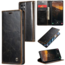 CaseMe - Telefoonhoesje geschikt voor Samsung Galaxy S24 - Flip Wallet Case - Magneetsluiting - Bruin