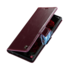 CaseMe - Telefoonhoesje geschikt voor Samsung Galaxy S24 Ultra - Flip Wallet Case - Magneetsluiting - Rood