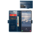 CaseMe - Telefoonhoesje geschikt voor Samsung Galaxy S24 Ultra - Flip Wallet Case - Magneetsluiting - Blauw