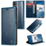 CaseMe - Telefoonhoesje geschikt voor Samsung Galaxy S24 Plus - Flip Wallet Case - Magneetsluiting - Blauw
